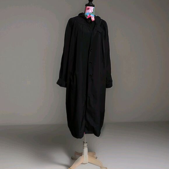 Chelsea Plus Size Women's Long Coat Size 20 Removable Liner with Hood Black - Picture 1 of 7